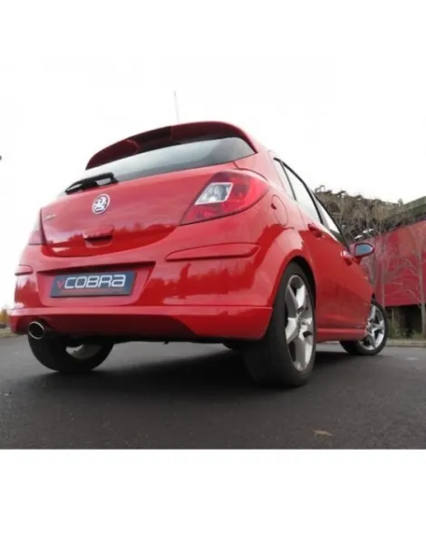 Vauxhall Corsa D Sri 10-14 Cobra Sport Cat Back System (Resonated) Vauxhall Corsa D Sri 10-14 Cobra Sport Cat Back System (Resonated)